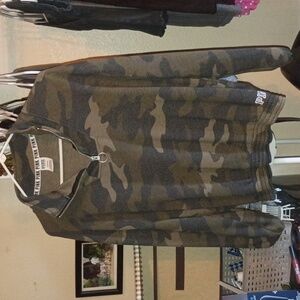 Pink Victoria's Secret Camo Sweater